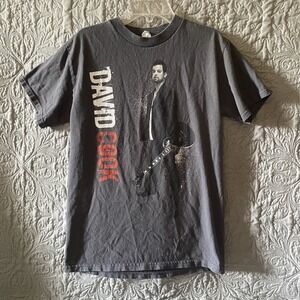 DAVID COOK Rock Music t-shirt Size S The Declaration Tour 2009 Y2K Band